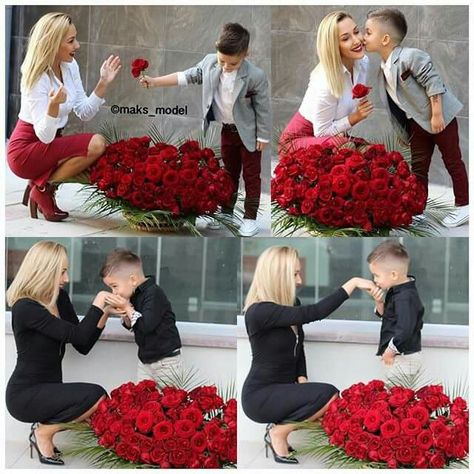 Amor de hijo a madre Mommy Son Outfits, Mom And Son Outfits, Mother Son Photos, Son Photo Ideas, Mommy And Me Photo Shoot, Valentine Photo Shoot, Mother Son Photography, Valentine Picture, Mother Son Dance