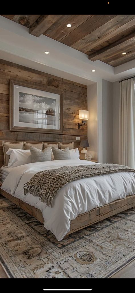 Married Couple Bedroom Ideas Romantic, Married Couple Bedroom, Married Couples Bedroom, Muskoka Cottage, Ranch House Remodel, Classy Rooms, Bedroom Ideas Romantic, Chalet Chic, House Decor Modern