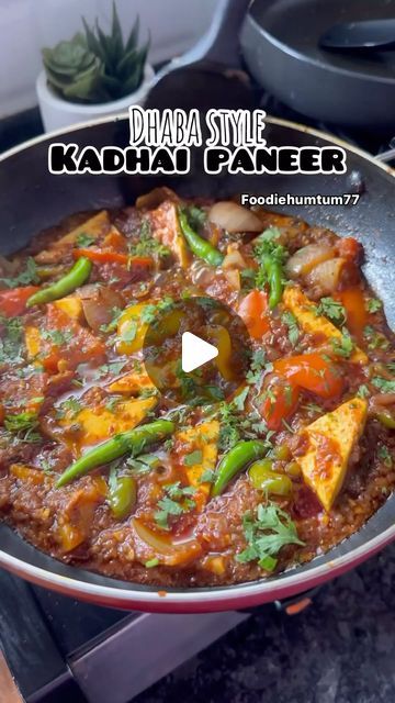 Kadhai Paneer Recipe Video, Paneer Recipe Video, Paneer Recipes, Viral Video, Paneer, Food Videos, On Instagram, Instagram