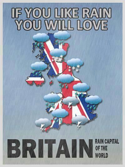 Britain rain capital of the world