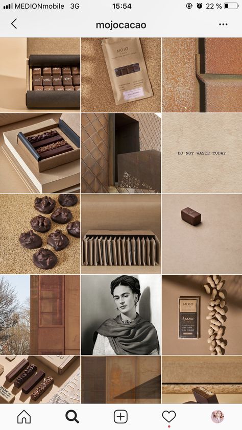 Chocolate Instagram Feed, Chocolate Mood Board, Bakery Instagram Feed Ideas, Amazon Lookbook, Chocolate Website, Instagram Feed Theme Layout, Art Deco City, Bake Sale Packaging, Chocolate Shots