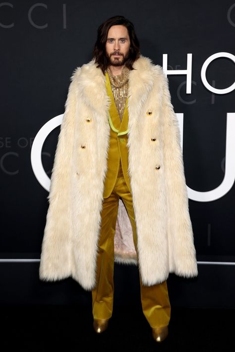 Jared Leto Style, House Of Gucci Lady Gaga, Gucci New York, Mens Cape, House Of Gucci, British Asian, Armani Dress, Stylish Celebrities, Dressed To Kill