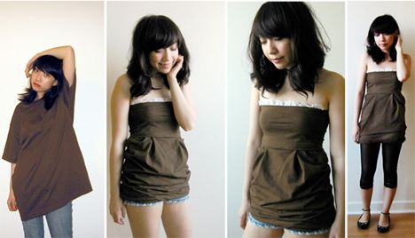 T shirt to super cute tank top Robe Diy, Baggy Shirts, Tshirt Refashion, T-shirt Refashion, Shirt Refashion, Old T Shirts, Diy Dress, Diy Shirt, T Shirt Diy