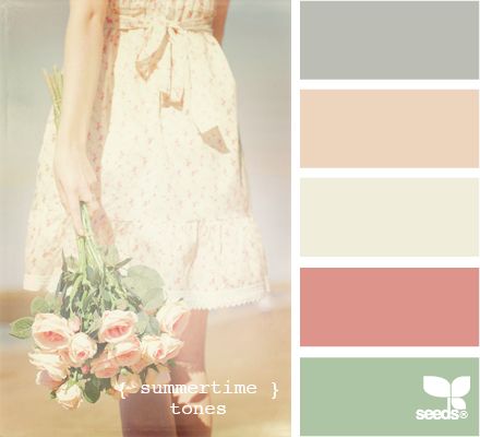 The Ultimate Guide to a Shabby Chic Wedding! Color Concept, Color Palate, Design Seeds, Shabby Chic Wedding, Shabby Vintage, Colour Schemes, A Color, Color Pallets, Color Swatches