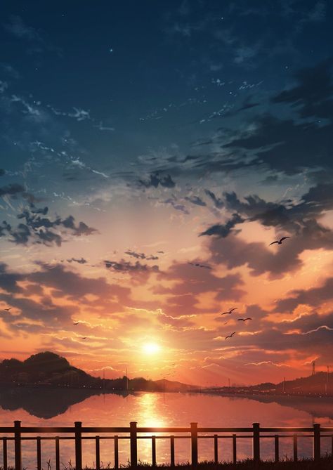 Building Scenery, Gacha Backgrounds Outside, Sunrise Background, Drawing Sunset, Best Wallpaper Hd, Anime Places, Sky Anime, Sunrise Pictures, Scenery Background