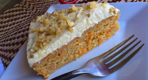 After my bariatric surgery, I stopped using sugar completely and have managed a sweet tooth for nearly 16 years by making occasional sugar free desserts - Protein Carrot Cake, Protein Cake Recipe, Baked Egg Custard, Carrot Cake Ingredients, Sugar Carrots, Homemade Carrot Cake, Sugar Free Jello, Protein Cake, Bariatric Eating