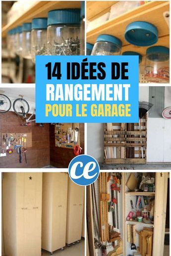 Organisation Garage, Garage Atelier, Diy Rangement, Diy Garage, Garage Organization, Skis, Lockers, Garage, Novelty Sign