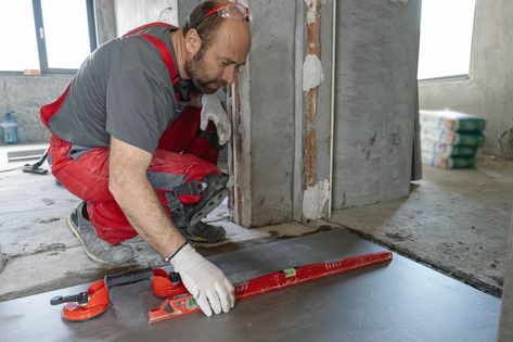 How to Level a Floor - This Old House Leveling Floor, Plywood Subfloor, Shed Floor, Floor Remodel, This Old House, Home Improvements, Wet Dry Vacuum, Diy Flooring, Concrete Slab