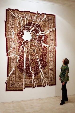 Faig Ahmed, Carpet Wall, Carpet Art, Textile Sculpture, Unusual Art, Art Plastique, Islamic Art, Fabric Art, Exhibition Design