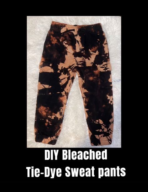 Love a trendy tie dye sweat pant ! Sweatpants Diy, Tie Dye Techniques Pattern, Tie Dye Sweats, Tie Dye Sweatpants, Tie Dye Crafts, Tie Dye Pants, Diy Tie, Sweat Pant, Bleach Tie Dye