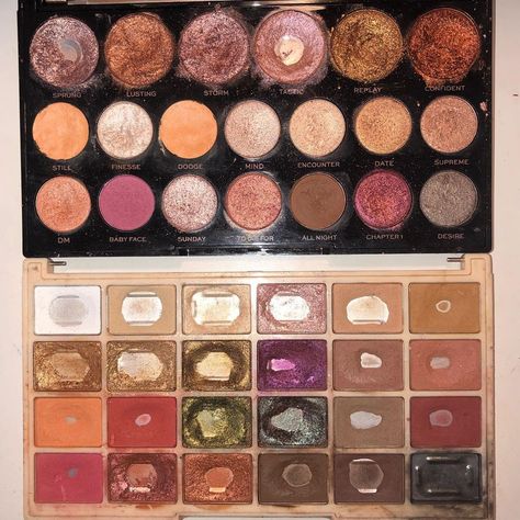 Project Pan Makeup, Rosé Coachella, Highlighter Eyeshadow, Plouise Eyeshadow Palette, Cowboy Character Design, Empty Eyeshadow Palette, Empowered Eyeshadow Palette, Warm Eyeshadow Palette, Baked Eyeshadow