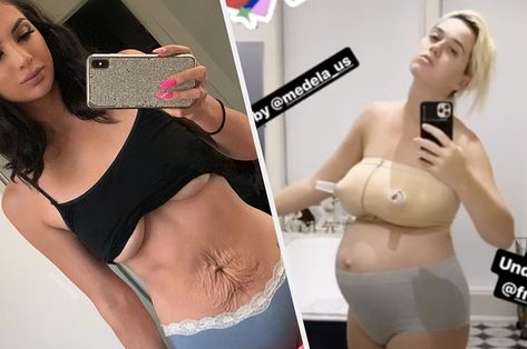 13 Celeb Moms Who Proudly Showed Off Their Postpartum Bodies And Were Refreshingly Honest About It Postpartum Bodies, Five Months Pregnant, Mom Body, Mom Bod, Pregnant Celebrities, Postpartum Body, Second Pregnancy, Post Baby, Post Pregnancy