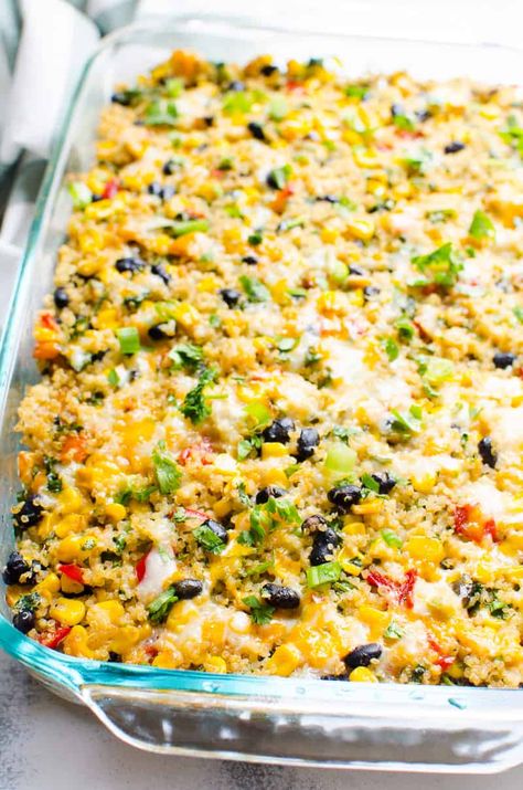 Healthy Dinner Casserole Recipes, Healthy Dinner Casserole, Ground Turkey Enchilada Casserole, Clean Eating Casserole, Casserole Recipes Low Carb, Black Bean Quinoa Casserole, Healthy Dinner Casseroles, Recipe Quinoa, Bean Quinoa