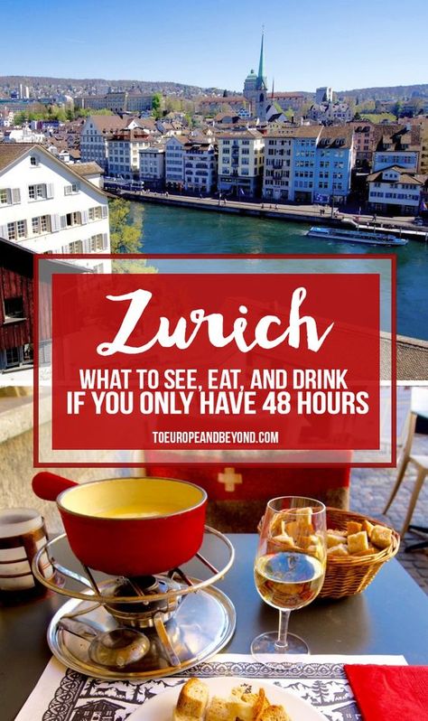 How to spend fabulous 48 hours In Zurich, Switzerland's most exciting city. Interlaken, Zurich Switzerland, European Vacation, Switzerland Travel, Zermatt, Ways To Travel, Travel Alone, Bern, Travel Goals