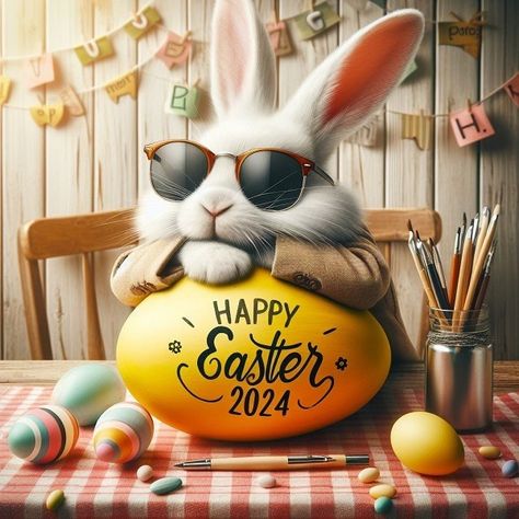 Happy Easter 2024 Happy Easter 2024, Happy Easter Gifs Images, Funny Easter Wishes, Easter Wishes Messages, Happy Easter Images, Happy Easter Gif, Happy Easter Sunday, Easter 2024, Easter Messages