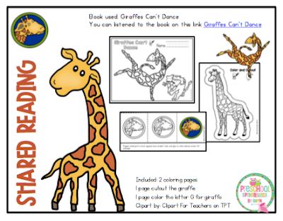 Free Shared Reading Giraffes Can't Dance By Gwyn  May 19, 2020 // No commentsFree Shared Reading Giraffes Can't Dance Giraffe Activity Preschool, G For Giraffe Craft, Giraffes Can't Dance Activities Preschool, Gerald The Giraffe Activities, Giraffe's Can't Dance Activities, Giraffes Can't Dance Activities, Giraffes Cant Dance Activities, Art Lesson Giraffe Cant Dance, Dance Activities