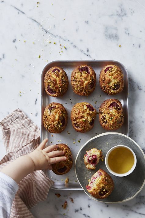 Raspberry and lemon thyme friands — Magdalena Roze Life Is All About Balance, Lemon Thyme, Homes To Love, Lemon Raspberry, New Traditional, Dream It, Almond Recipes, Lemon Zest, Skewers