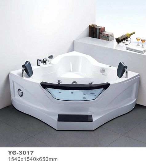 Jacuzzi Tub Bathroom, Luxury Apartments Interior, New House Bathroom, Grab Bars In Bathroom, House Bathrooms, Jacuzzi Tub, Whirlpool Bathtub, Gamer Room, Grab Bars