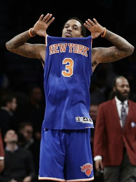 The New York Knicks waive point guard Brandon Jennings. Brandon Jennings, Joakim Noah, Nba Photos, Knee Surgery, Push It, Sports Basketball, New York Knicks, Nba Basketball, Current Events