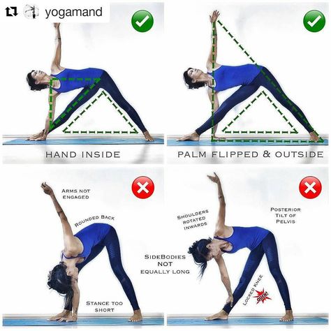 Triangle Pose, Body Transformations, Yoga Tutorial, Yoga Beginners, Yoga Posen, Iyengar Yoga, Yoga Help, Yoga Exercises, Types Of Yoga