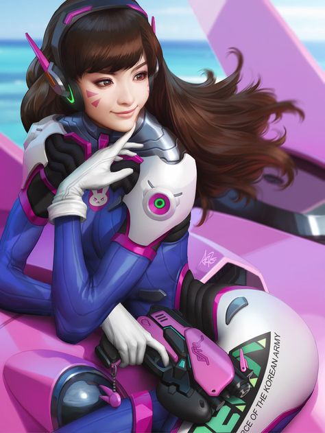 D.Va by Artgerm.deviantart.com on @DeviantArt Fatale Overwatch, D.va Art, Stanley Lau, Overwatch Wallpapers, D.va Overwatch, Sweet Pictures, Overwatch Fan Art, Imaginary Friend, Wow Art