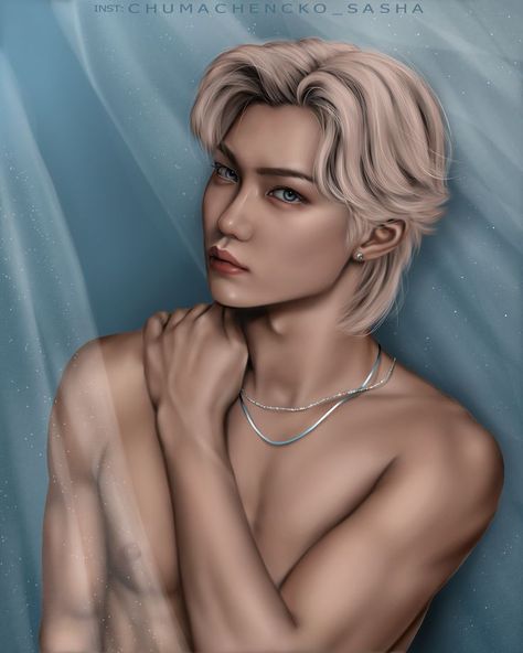 SKZ, SKZ fan art, Stray Kids, Stray Kids fan art, Felix, Lee Felix, Stay, Love stay. K-pop idol, K-pop style. Beautiful male appearance, cute guy, male face, male body. Digital art. Body Digital Art, Hot Fan, Kids Fans, Manga Cute, Savage Kids, Lee Felix, Stray Kids Seungmin, Kpop Entertainment, Cut My Hair