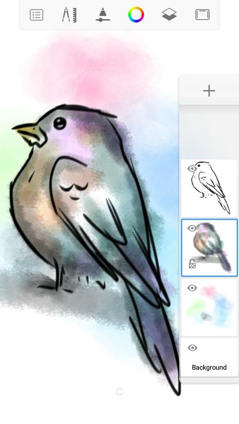 Watercolor bird in autodesk sketchbook Autodesk Sketchbook Tutorials, Sketchbook Tutorial, Sketchbook Watercolor, Autodesk Sketchbook, Graphic Design Tutorials Learning, Sketchbook Art, Watercolor Bird, Graphic Design Tutorials, Art Tutorial