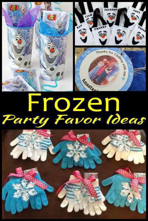 10 Frozen party favors kids will love. Fun Frozen birthday party favor ideas for boys and girls. Birthday Party Favor Ideas, Frozen Birthday Party Favors, Frozen 3rd Birthday, Olaf Birthday, Frozen Party Favors, Elsa Birthday Party, Frozen Bday Party, Party Favor Ideas, Disney Frozen Birthday Party