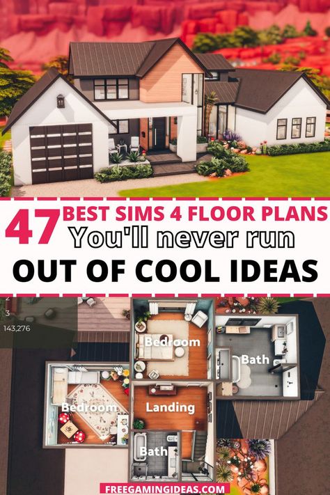 sims 4 house layouts Sims Floor Plans Layout Simple, Sims4 Layout Floor Plans, Sins 4 House Plan, Sims Floorplans Layout, Sims 4 Build Ideas Layout With Grid, 4 Bedroom House Plans Sims 4, Live In Business Sims 4, Houses To Build On Sims 4, House Ideas For Sims 4