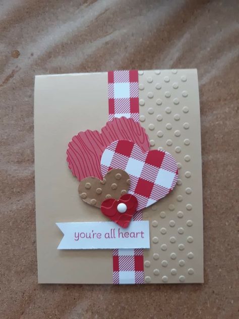 Valentine Cards To Make, Stampin Up Valentine Cards, Valentine Heart Card, Valentines Day Cards Handmade, Valentine Love Cards, Valentine Cards Handmade, My Funny Valentine, Had Enough, Valentine Cards