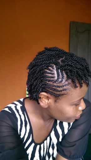 60 Beautiful Two-Strand Twists Protective Styles on Natural Hair - Coils and Glory Dreads Short Hair, Short Hair Twist Styles, Flat Twist Hairstyles, Natural Braided Hairstyles, Twisted Hair, Hairstyles Pictures, Protective Hairstyles For Natural Hair, African Hair Braiding Styles, Natural Hair Twists