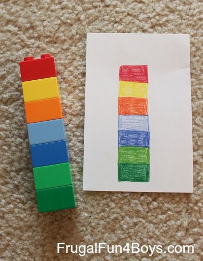 Pattern Matching Activities, Building Preschool Activities, Color Activity Preschool, Color Activities For Preschoolers, Preschool Math Activities, Pattern Cards, Preschool Colors, Lego Activities, Math 2