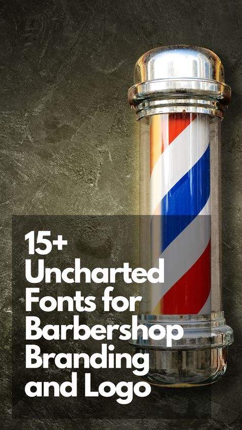 Choose your font wisely! Why? Because it also matters for the barbershop owners to build their barbershop brand identity better than ever. So, twist your branding design with the right choice of font for a barber shop. #barbershop #creatypestudio #graphicdesign #typography #fonts #typeface #fontdesign #digitalmarketing Modern Barber Shop, Barber Logo, Shop Branding, Classic Fonts, Font Names, Uncharted, Typography Fonts, Fonts Design, Barber Shop