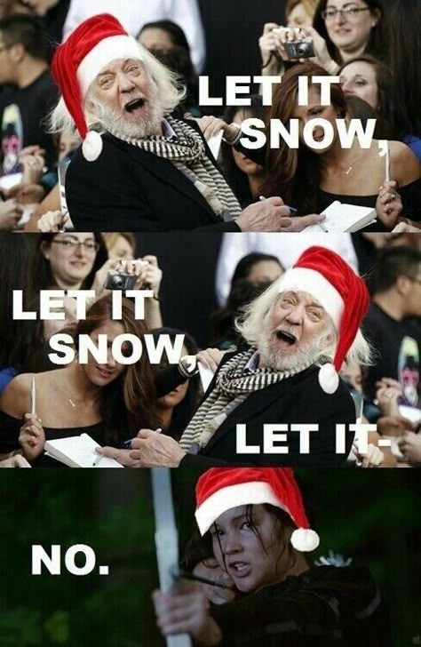 Let it Snow, let it Snow, let it Snow! Hunger Games Jokes, Hunger Games Memes, Hunger Games Fandom, Hunger Games Humor, Hunger Games 3, Hunger Games Series, Hunger Games Catching Fire, Hunger Games Trilogy, Katniss Everdeen