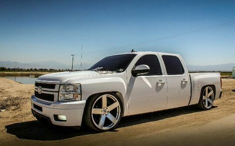 :-) 2009 Chevy Silverado, Silverado Crew Cab, Chevy Trucks Silverado, Lowrider Trucks, 2007 Chevy Silverado, Dropped Trucks, Lowered Trucks, Custom Chevy Trucks, Honda Ridgeline