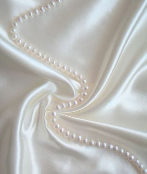 Pearl White Aesthetic, Pearls Aesthetic, Pearl Aesthetic, White Satin Fabric, Illustrator Design Tutorial, Free Photo Frames, Classy Prom Dresses, Pearl Jewellery, Pearl And Lace