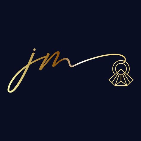 Jm initial logo wedding handwriting jewe... | Premium Vector #Freepik #vector #logo #banner #business #card Wedding Handwriting, Jm Logo, Logo Banner, Handwriting Jewelry, Initial Logo, Wedding Logo, Jewelry Logo, Initials Logo, Wedding Logos