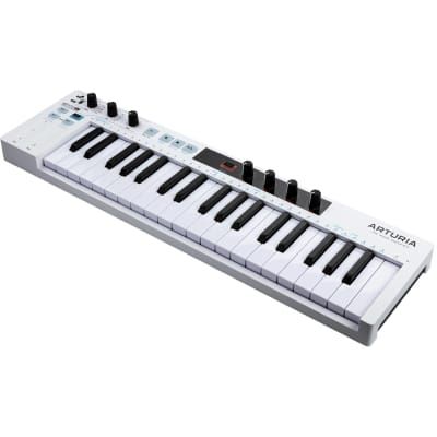 Building upon the success of the original, the Arturia KeyStep 37  is a 37-note, slim-key keyboard with an integrated 64-step sequencer/arpeggiator,... Midi Controllers, Analog Synth, Midi Keyboard, Music Software, Midi Controller, Ableton Live, Sound Engineer, Music Gear, Electronic Music