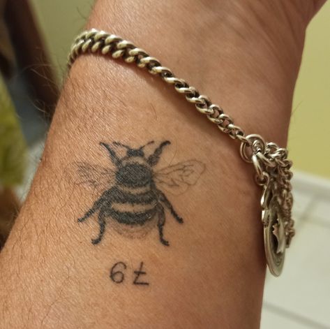 Bee Tattoo Men, Tyler The Creator Tattoos, Bee Tattoos, Bumble Bee Tattoo, Magnolia Park, Bee Tattoo, Simplistic Tattoos, Tyler The Creator, Bumble Bee