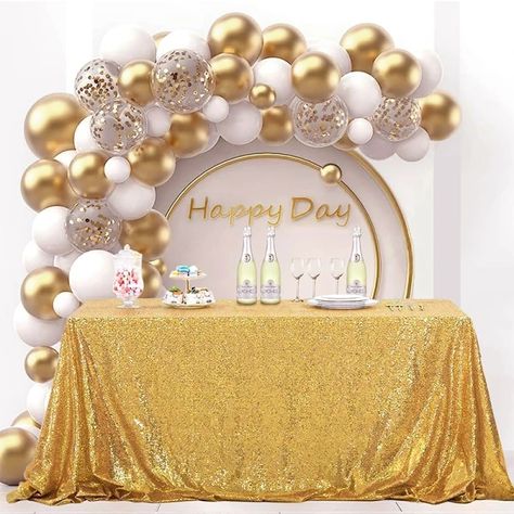 Just found this amazing item on AliExpress. Check it out! $8.21  65％ Off | Gold sequin tablecloth rectangular glitter party tablecloth for birthday, wedding, party, Christmas activity table decoration Champagne Sequin Tablecloth, Rose Gold Sequin Tablecloth, Silver Tablecloth, Gold Sequin Tablecloth, Gold Tablecloth, Table Cloth Decorations, Sequin Tablecloth, Banquet Decorations, Table Overlays