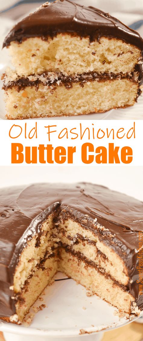 Old Fashion Butter Cake, Old Fashion Cakes, Old Fashioned Yellow Cake, Old Fashion Cake, Old Fashioned Cake Recipes, Old Fashioned Cakes, Warm Butter Cake Recipe, Old Fashioned Butter Cake Recipe, English Cake Recipe