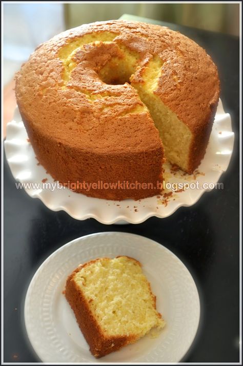 Pineapple Sponge Cake, Pineapple Chiffon Cake Recipe, Lemon Chiffon Cake, Orange Chiffon Cake, Kuih Lapis, Light Cake, Mug Cake Microwave, Sponge Cakes, Basic Cake