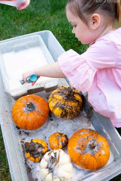 Months Activities, Fall Activities For Toddlers, Science For Toddlers, Washing Station, Power Wash, Easy Toddler Activities, Easy Toddler, Autumn Activities For Kids, Fall Things