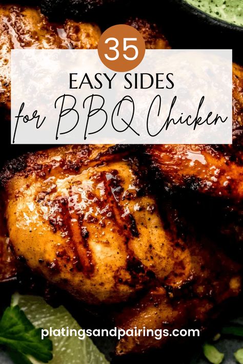 Dinner Sides With Chicken, Drumstick Sides Dishes, Side Dish With Baked Chicken, Good Sides For Bbq Chicken, Baked Bbq Chicken Side Dishes, Sides For Bbq Chicken Dishes, What Sides Go With Bbq Chicken, Bbq Chicken With Sides, Side With Bbq Chicken