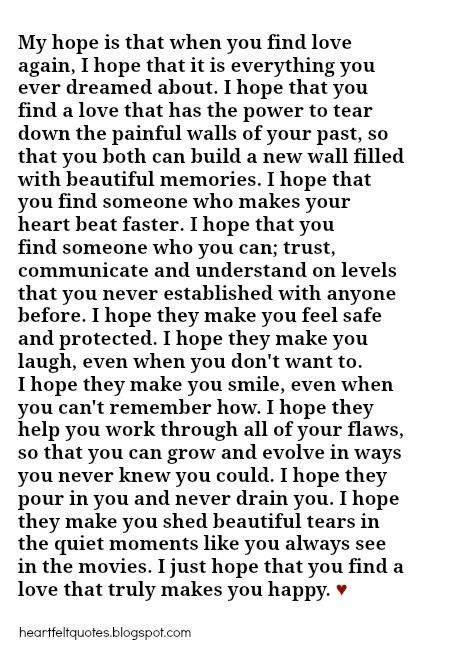 I hope you find a love that truly makes you happy. Missing You Break Up Quotes, Break Up Quotes To Him Cheating, Breaking Up Text Messages For Him, Hopeful Breakup Quotes, Should We Break Up Quotes, Break Love Quotes, I Love You Goodbye Quotes For Him, Break Up Messages Relationships, Goodbye Quotes For Him Relationships