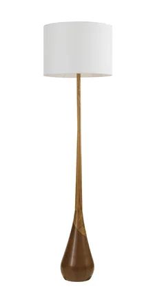 Ivy Bronx Paulson 65" Floor Lamp | Wayfair Nursery Floor Lamp, Dining Room Floor Lamp, Scandinavian Floor Lamp, Office Floor Lamps, Mid Century Modern Floor Lamps, Mid Century Flooring, Dining Room Floor, Tall Floor Lamps, Column Floor Lamp