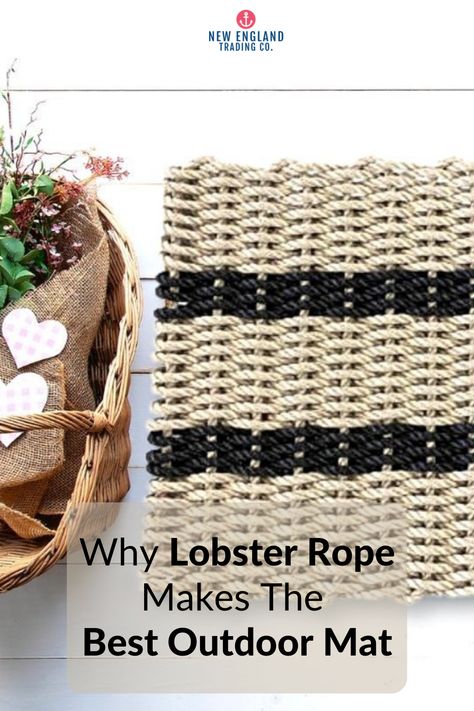 Lobster Rope Doormats are an excellent choice for outdoor mats. Here's why our customers love these outdoor doormats from Maine.