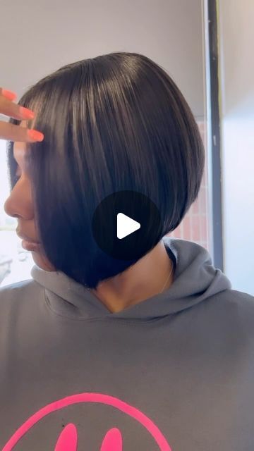 Zee on Instagram: "Question for all my Bob lovers….Are you willing to cut your real hair to achieve a quick weave bob??" Short Bob With Middle Part, Quick Weave Bob With Leave Out, Short Bob Sew In, Quick Weave Bob With Bangs, Sew In Bob Hairstyles For Black Women, Bob Weave Hairstyles For Black Women, Long Bob Weave, Quick Weaves For Black Women, Middle Part Bob Quick Weave