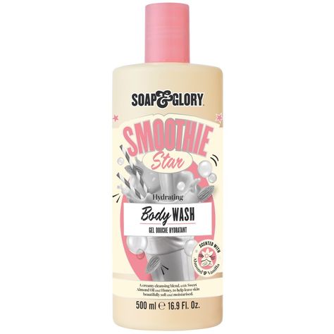 Smoothie Star Moisturising Shower Gel | Bath & Body Care | Soap & Glory Pmd Beauty, Soap Glory, Soap And Glory, Juice Beauty, Skin Cleanse, Moisturizing Body Wash, Clean Skincare, Personal Hygiene, Sweet Almond Oil