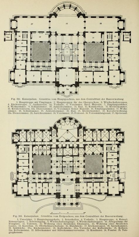 ARCHI/MAPS (Posts tagged floor plans) Mansion Plans, Castle Floor Plan, Castle Plans, Architecture Mapping, Mansion Floor Plan, Architectural Floor Plans, Building Plan, The Emperor, House Blueprints